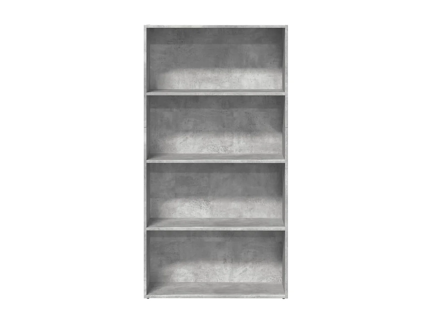 Libreria | Scaffale | Mobile di stoccaggio Grigio Cemento 80x30x152 cm in Legno Multistrato