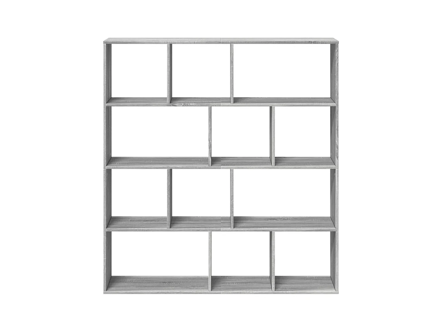 Bibliothèque | Etagère de rangement | Meuble de rangement sonoma gris 132x29x141,5 cm bois d'ingénierie