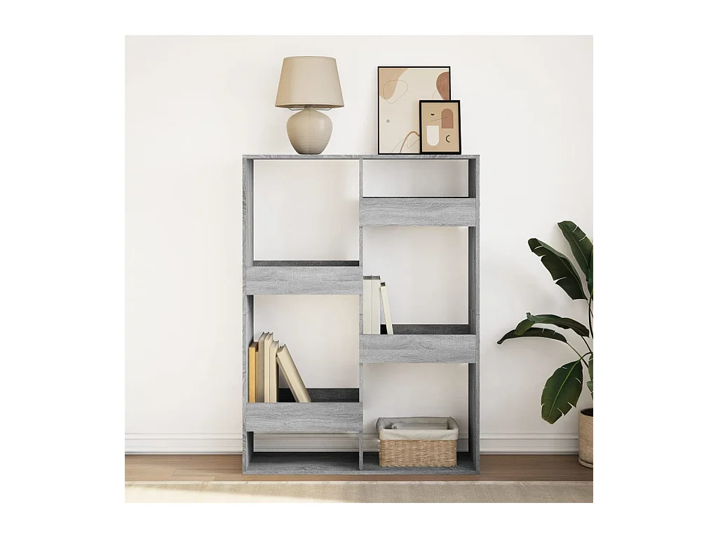 Bibliothèque | Etagère de rangement | Meuble de rangement sonoma gris 100x33x135 cm bois d'ingénierie