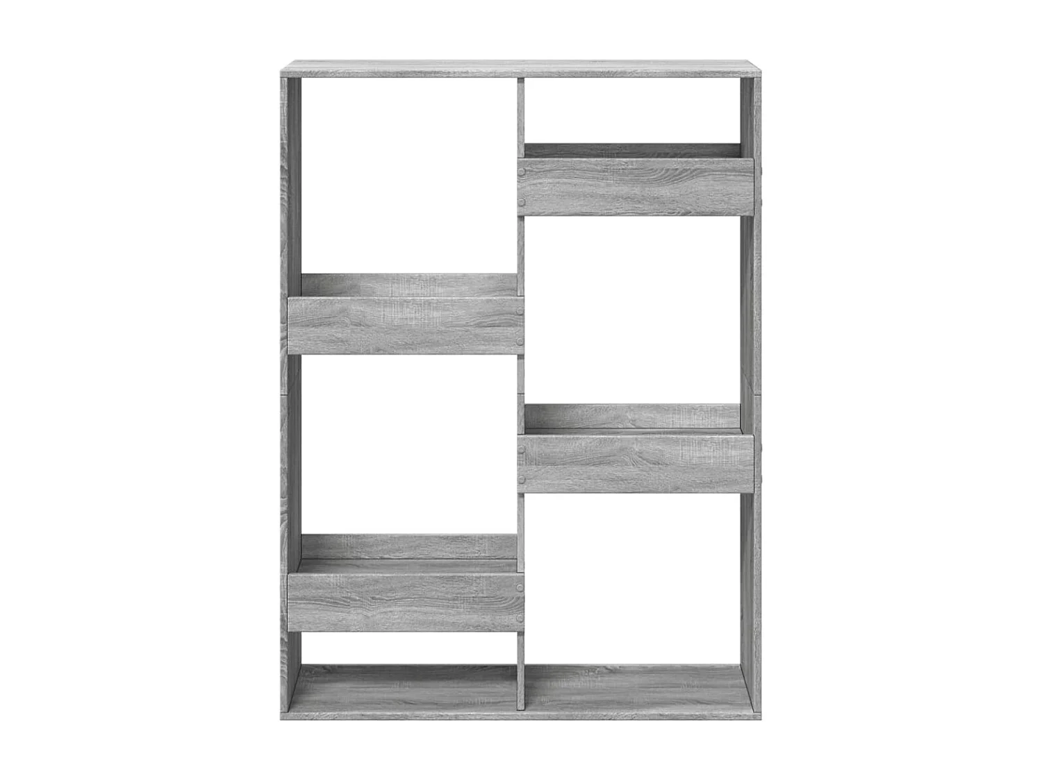 Libreria | Scaffale | Mobile di stoccaggio Grigio Sonoma 100x33x135 cm in Legno Multistrato