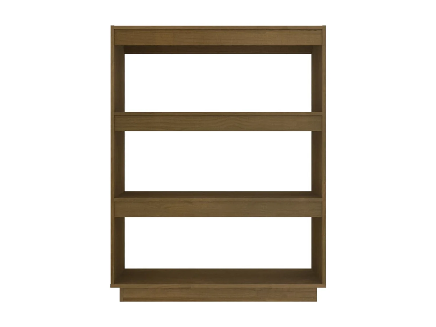 Bibliothèque | Etagère de rangement | Meuble de rangement Marron miel 80x35x103 cm Pin