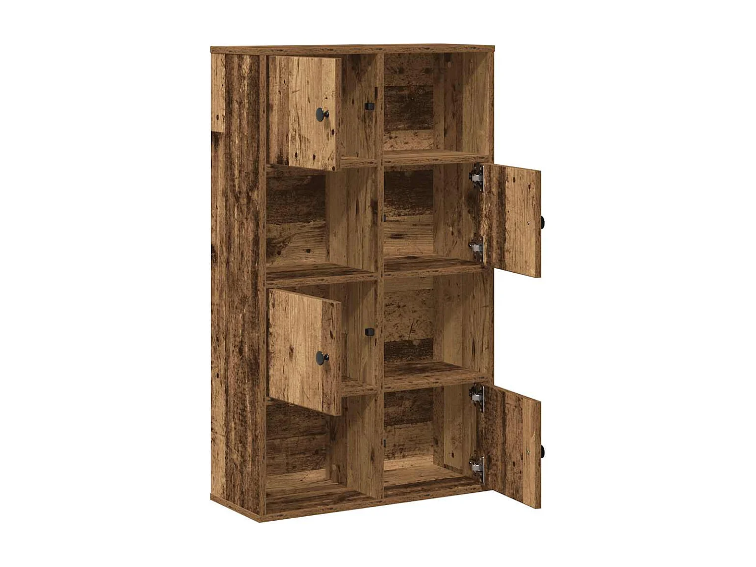 Bibliothèque | Etagère de rangement | Meuble de rangement vieux bois 60x24x101,5 cm bois d'ingénierie