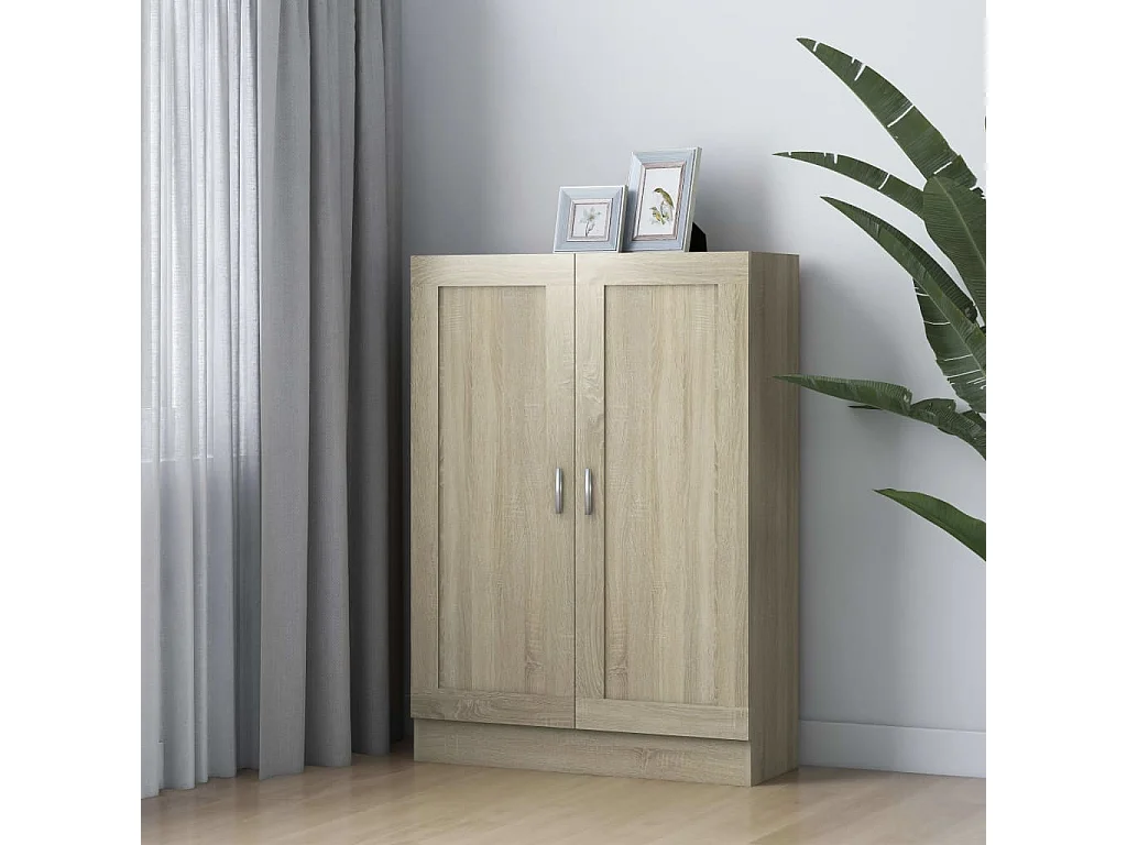 Libreria | Scaffale | Mobile di stoccaggio Rovere Sonoma 82,5x30,5x115 cm in Legno Multistrato