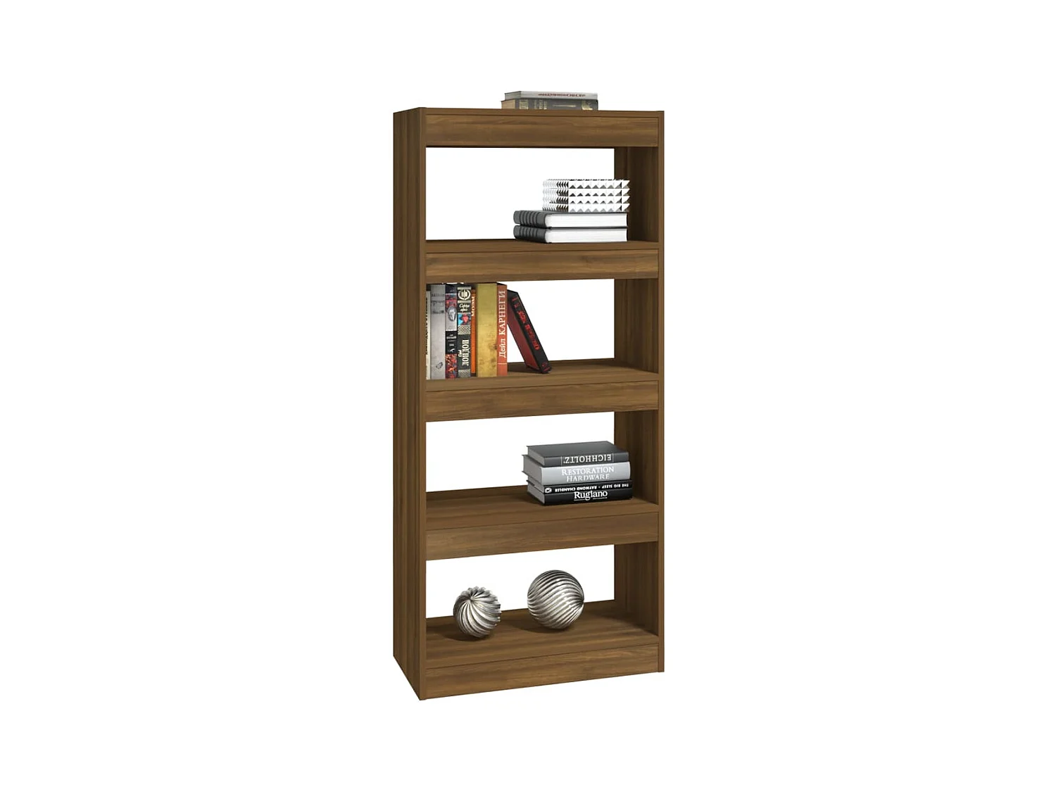 Bibliothèque | Etagère de rangement | Meuble de rangement Chêne marron 60x30x135cm Bois d'ingénierie