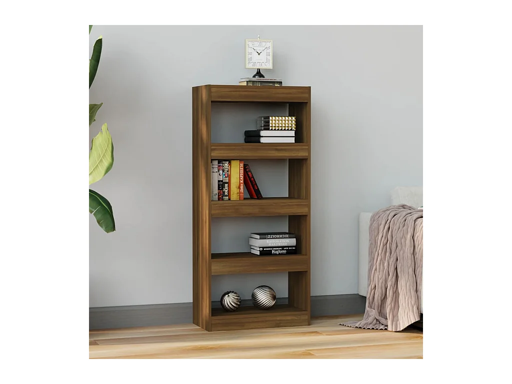 Bibliothèque | Etagère de rangement | Meuble de rangement Chêne marron 60x30x135cm Bois d'ingénierie