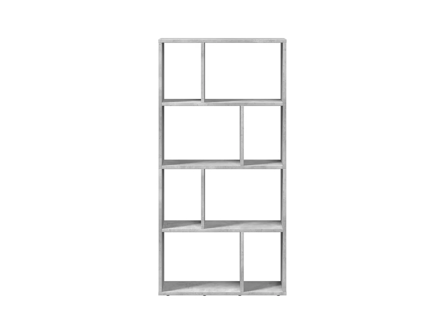 Bibliothèque | Etagère de rangement | Meuble de rangement gris béton 60x20x120 cm bois d'ingénierie