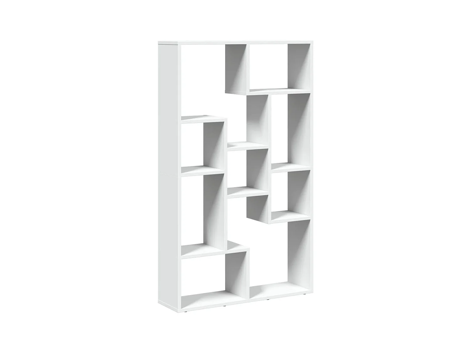 Bibliothèque | Etagère de rangement | Meuble de rangement blanc 72x20x120 cm bois d'ingénierie