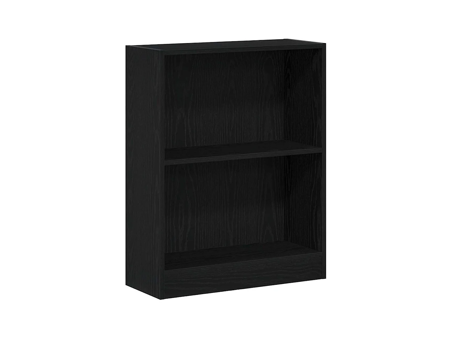 Bibliothèque | Etagère de rangement | Meuble de rangement Noire 60x24x76 cm en bois d'ingénierie
