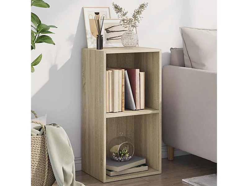 Libreria | Scaffale | Mobile di stoccaggio 5 Ripiani Rovere Sonoma 40x30x76,5cm Legno Multistrato