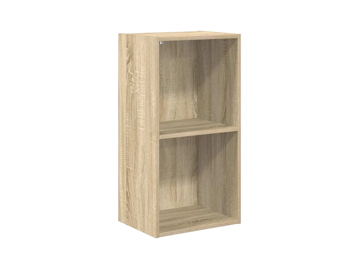 Bibliothèque | Etagère de rangement | Meuble de rangement à 2 niveaux Chêne sonoma Bois d’ingénierie