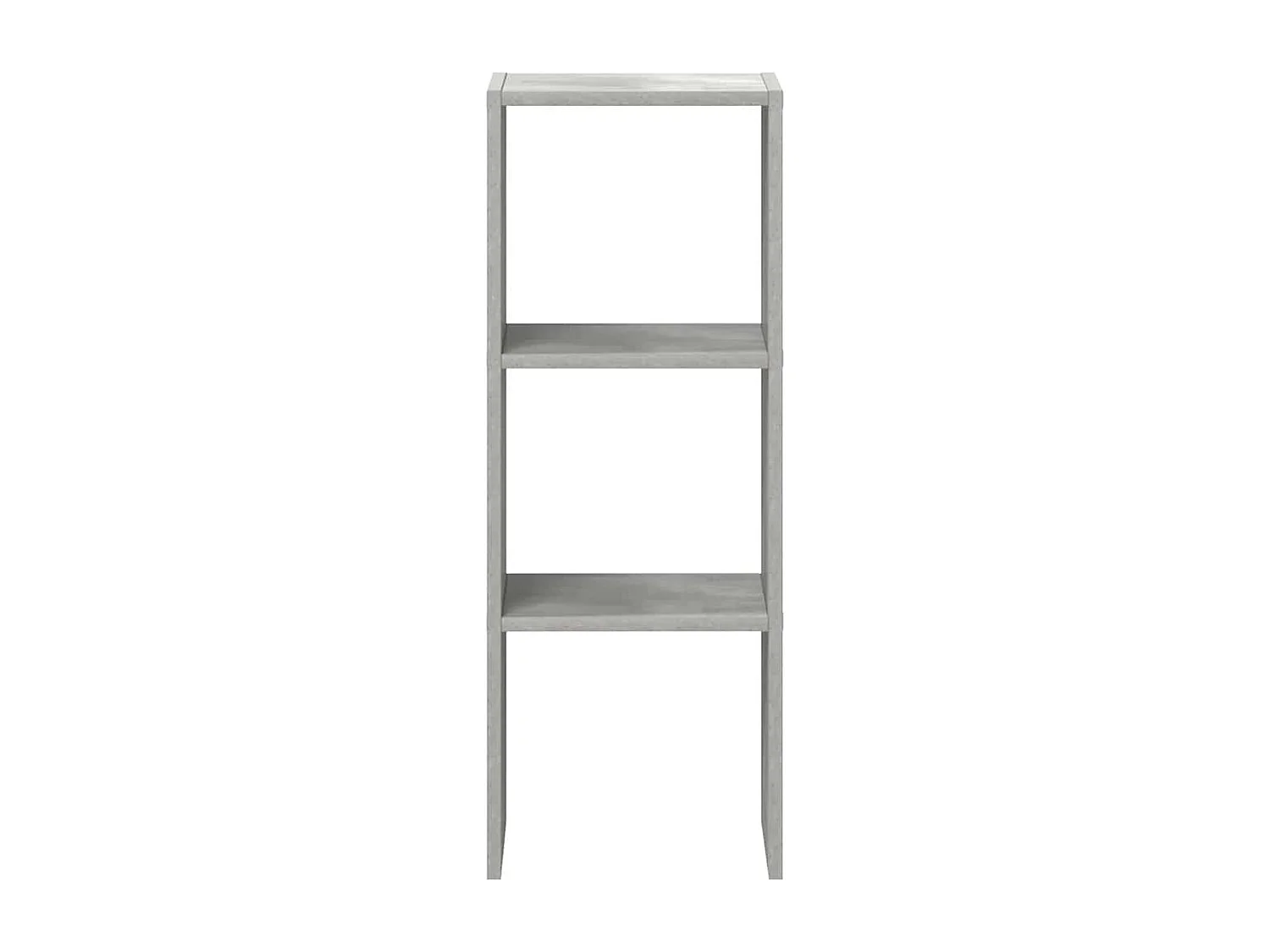 Libreria | Scaffale | Mobile di stoccaggio Impilabili Grigio Cemento 30x30x80cm Legno Multistrato