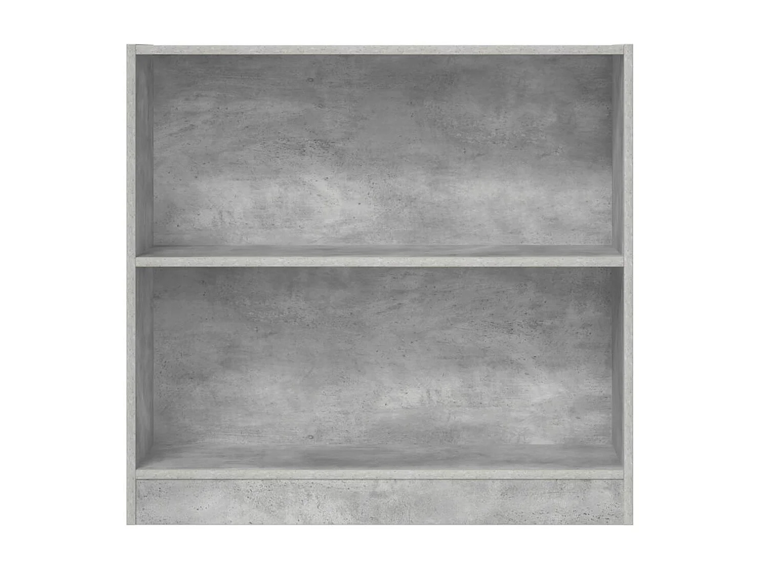 Bibliothèque | Etagère de rangement | Meuble de rangement Gris béton 80x24x75 cm Bois d'ingénierie