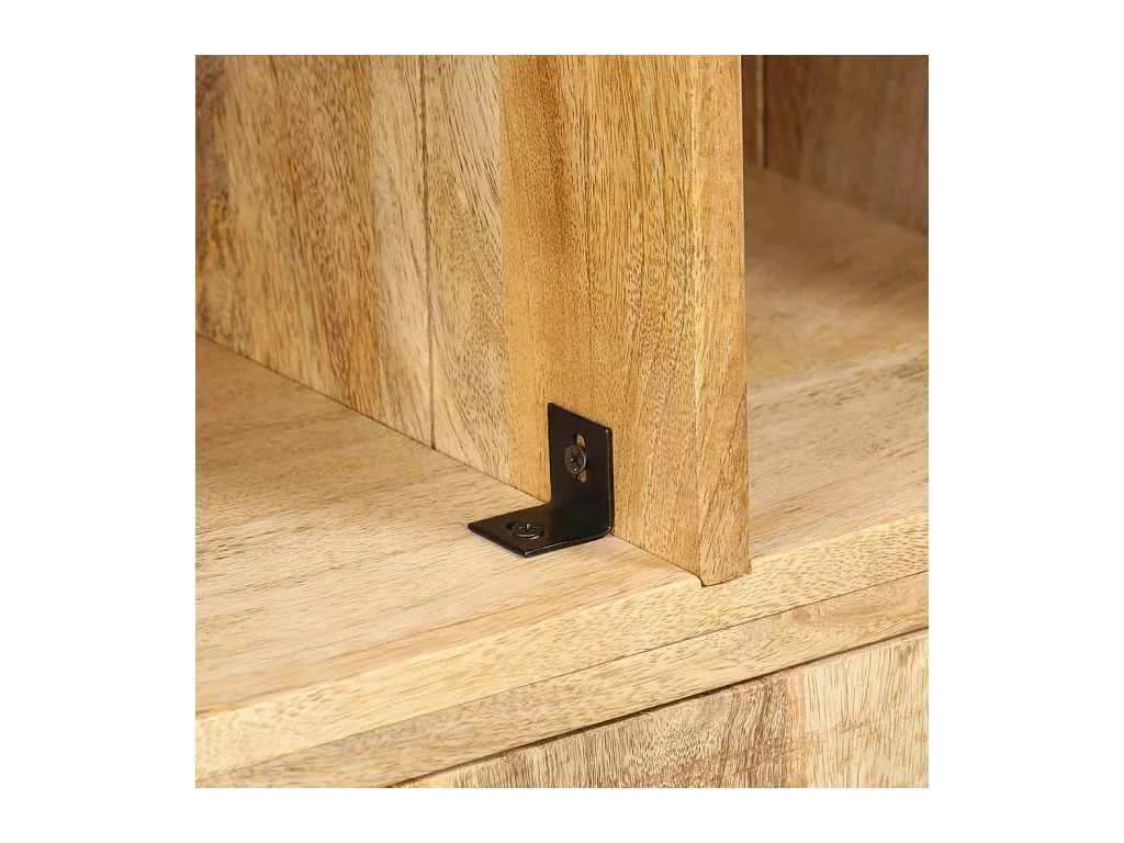 Bibliothèque | Etagère de rangement | Meuble de rangement 60x35x180 cm Bois de manguier solide