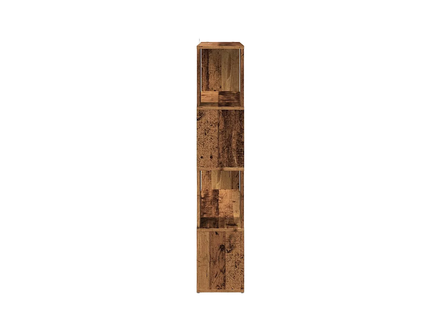 Bibliothèque | Etagère de rangement | Meuble de rangement vieux bois 100x24x124,5 cm