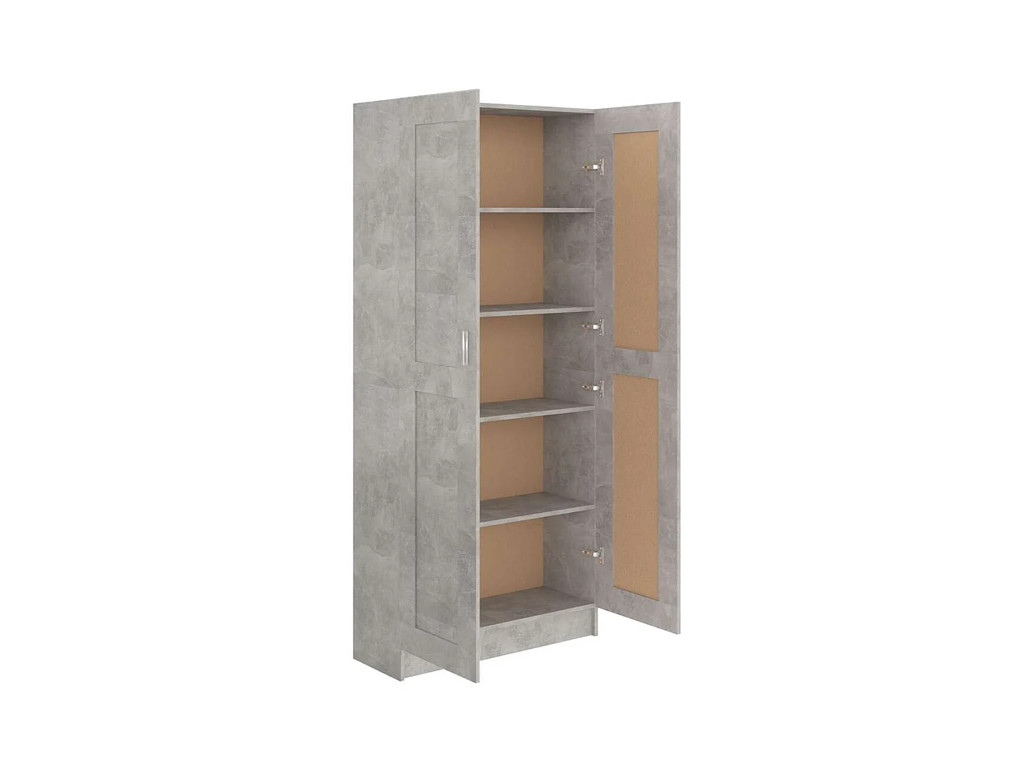 Bibliothèque | Etagère de rangement | Meuble de rangement Gris béton 82,5x30,5x185,5 cm Bois d'ingénierie