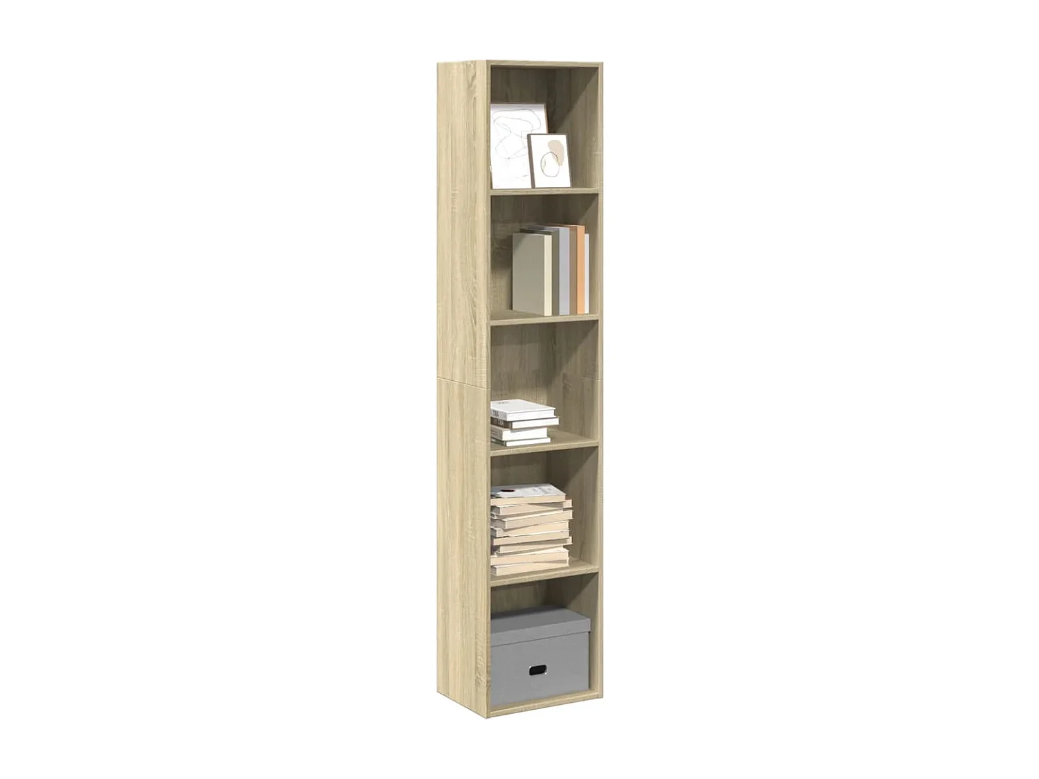 Libreria | Scaffale | Mobile di stoccaggio Rovere Sonoma 40x30x189 cm in Legno Multistrato