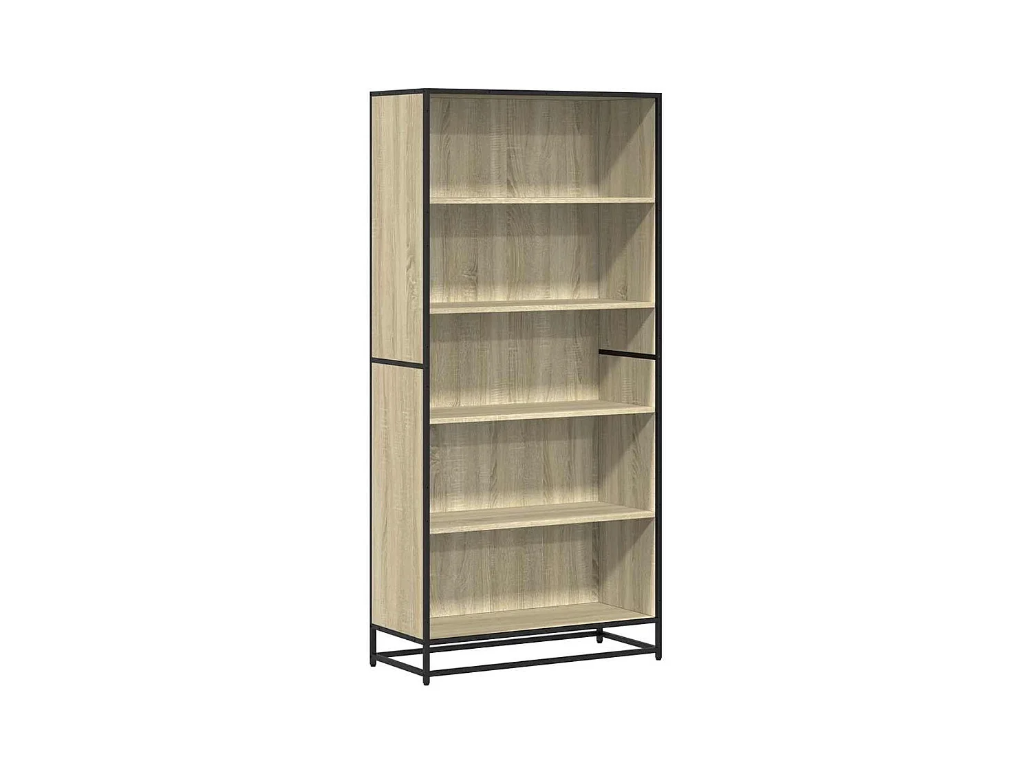 Bibliothèque | Etagère de rangement | Meuble de rangement chêne sonoma 80,5x35x170,5 cm bois d'ingénierie