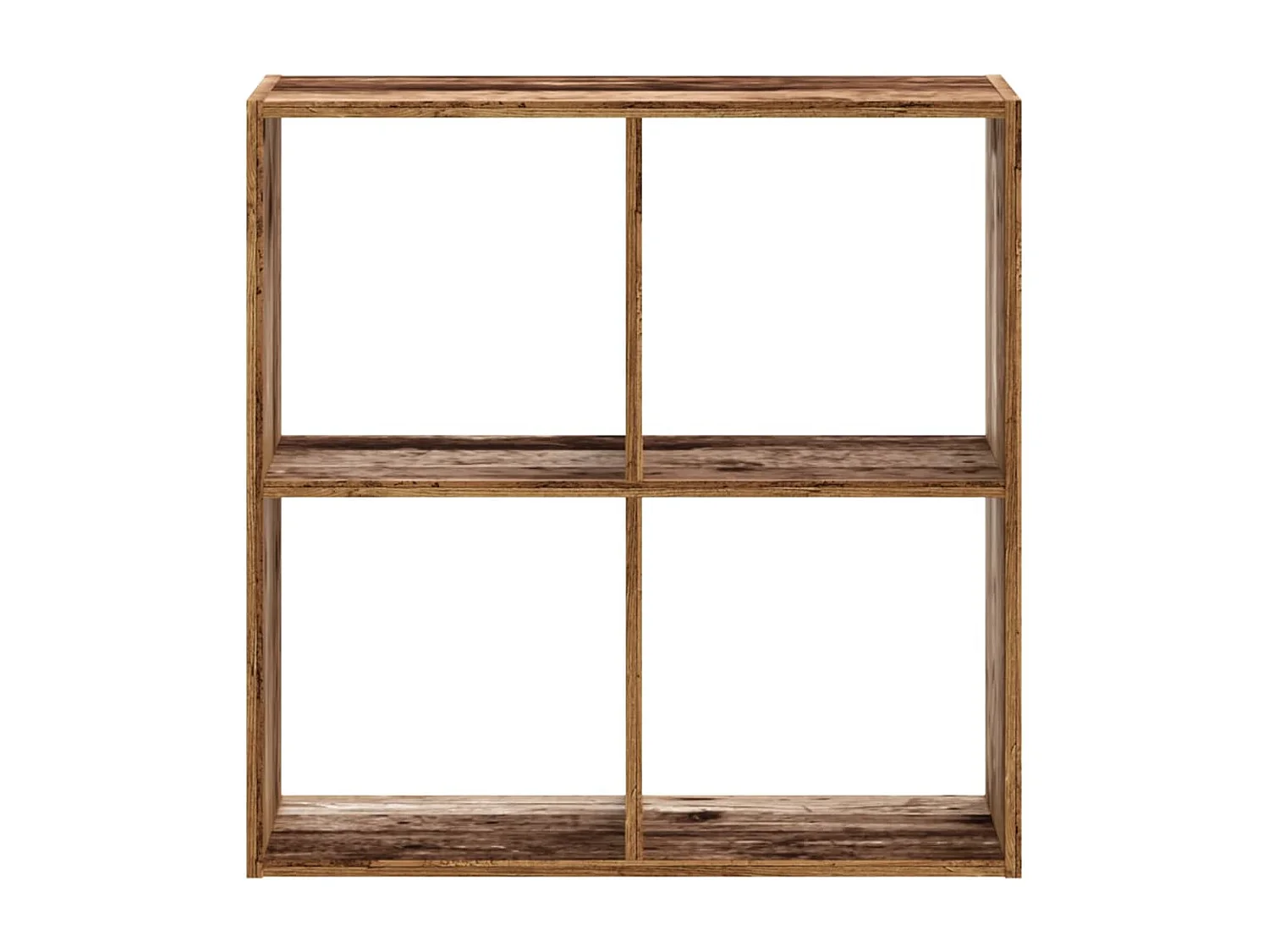 Libreria | Scaffale | Mobile di stoccaggio Legno Antico 68,5x32x68,5 cm in Legno Multistrato