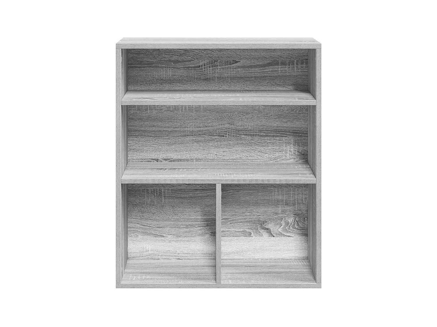 Bibliothèque | Etagère de rangement | Meuble de rangement sonoma gris 60x30x71,5 cm bois d'ingénierie