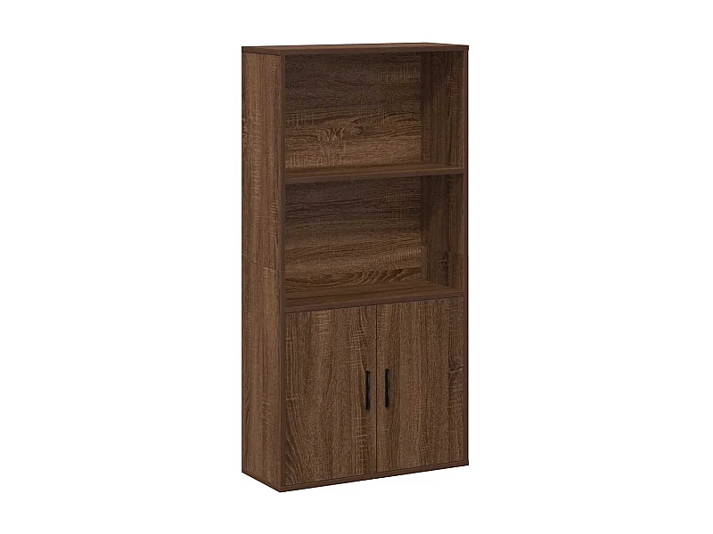 Bibliothèque | Etagère de rangement | Meuble de rangement chêne marron 60x24x120 cm bois d'ingénierie