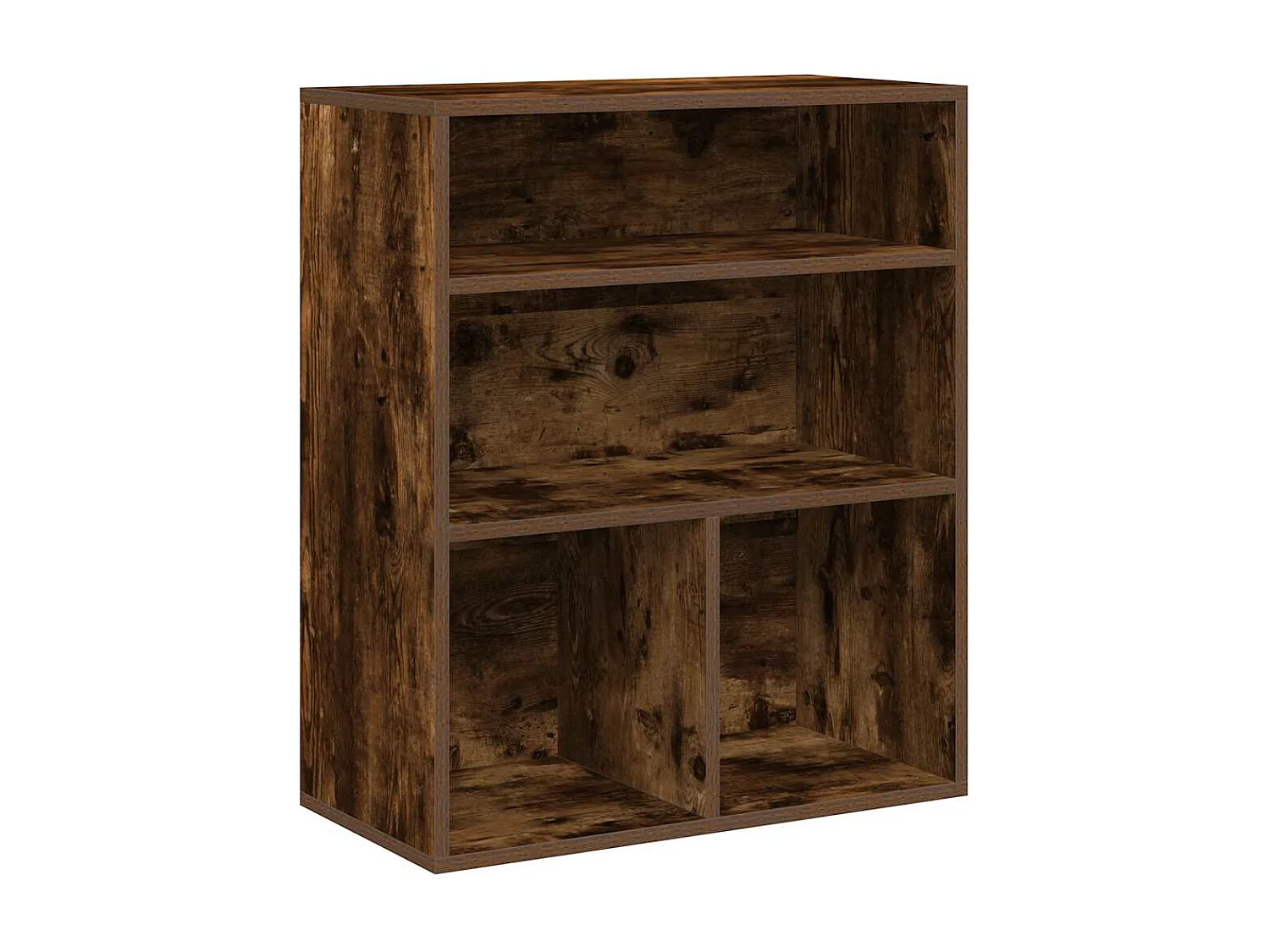 Libreria | Scaffale | Mobile di stoccaggio Rovere Fumo 60x30x71,5 cm in Legno Multistrato