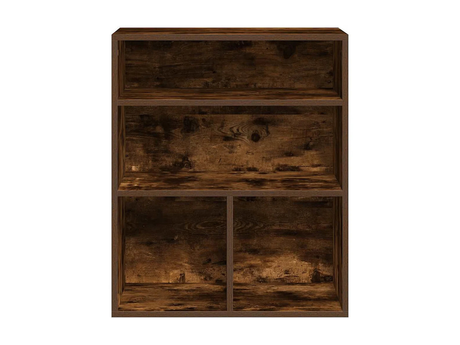 Libreria | Scaffale | Mobile di stoccaggio Rovere Fumo 60x30x71,5 cm in Legno Multistrato