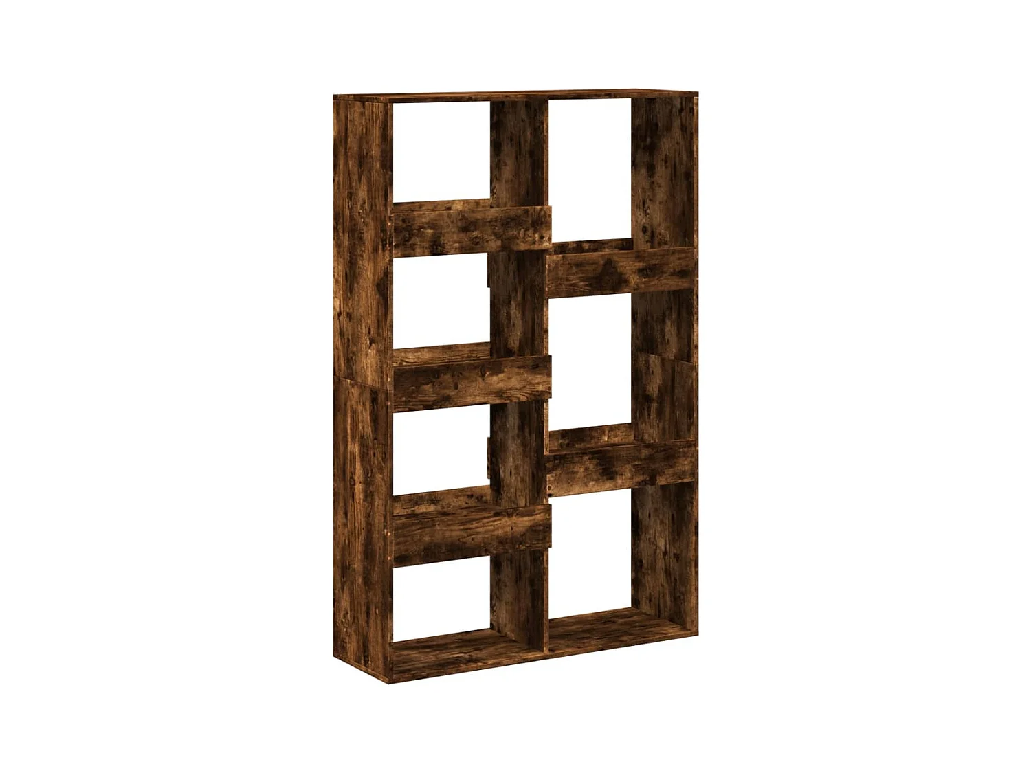 Bibliothèque | Etagère de rangement | Meuble de rangement chêne fumé 100x33x155,5 cm bois d'ingénierie