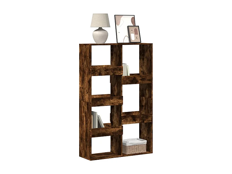 Libreria | Scaffale | Mobile di stoccaggio Rovere Fumo 100x33x155,5 cm in Legno Multistrato