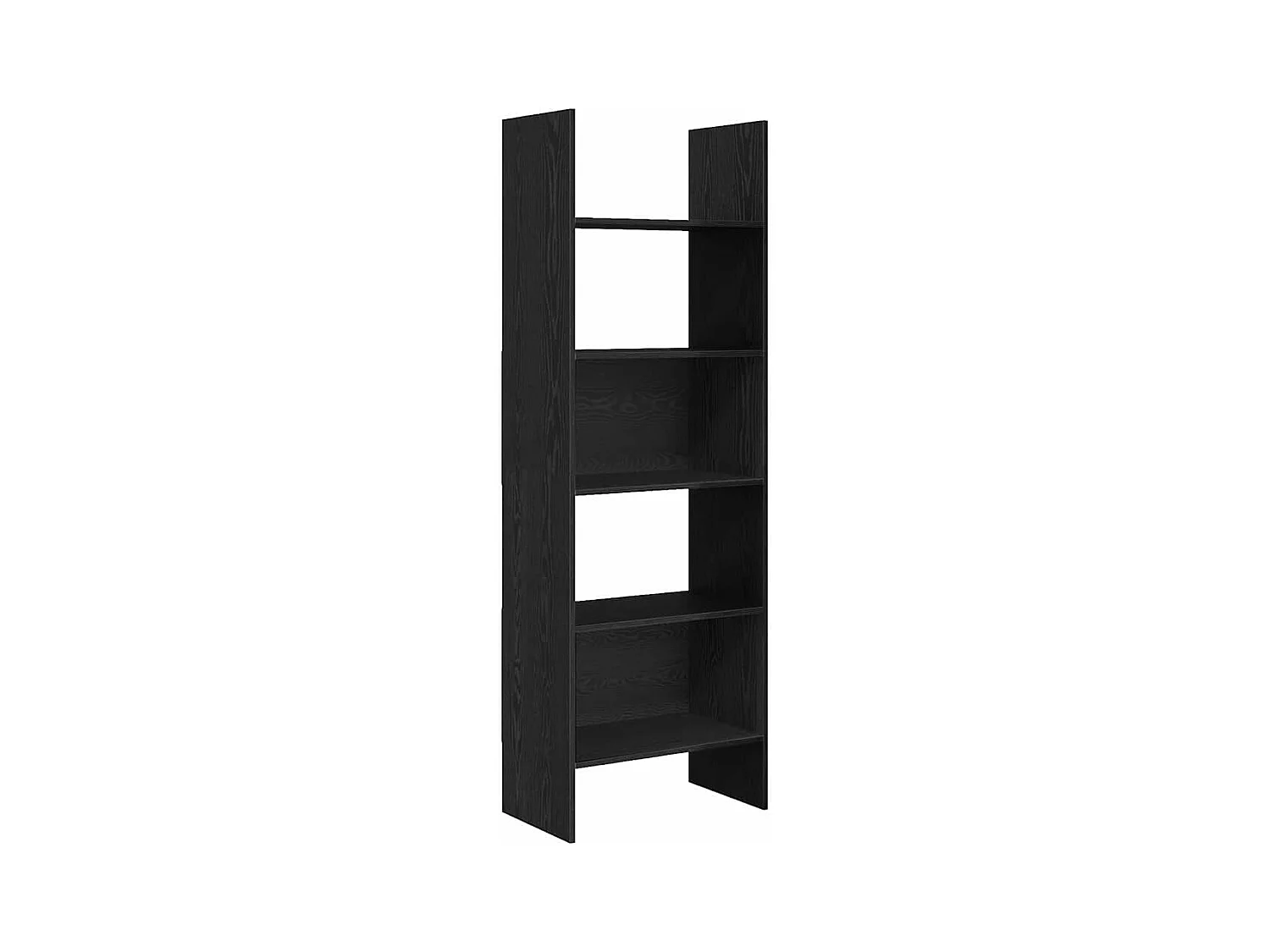 Armadio per Libri | Scaffale | Mobile di stoccaggio Rovere nero 60 x 35 x 180 cm