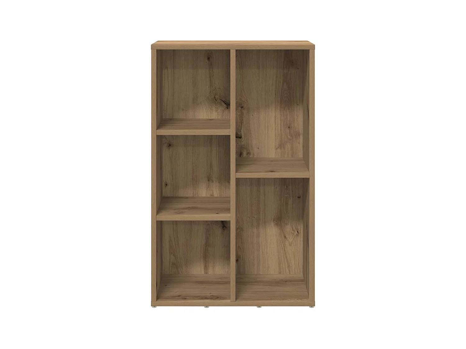 Libreria | Scaffale | Mobile di stoccaggio Rovere Artigianale 50x25x80 cm in Legno Multistrato