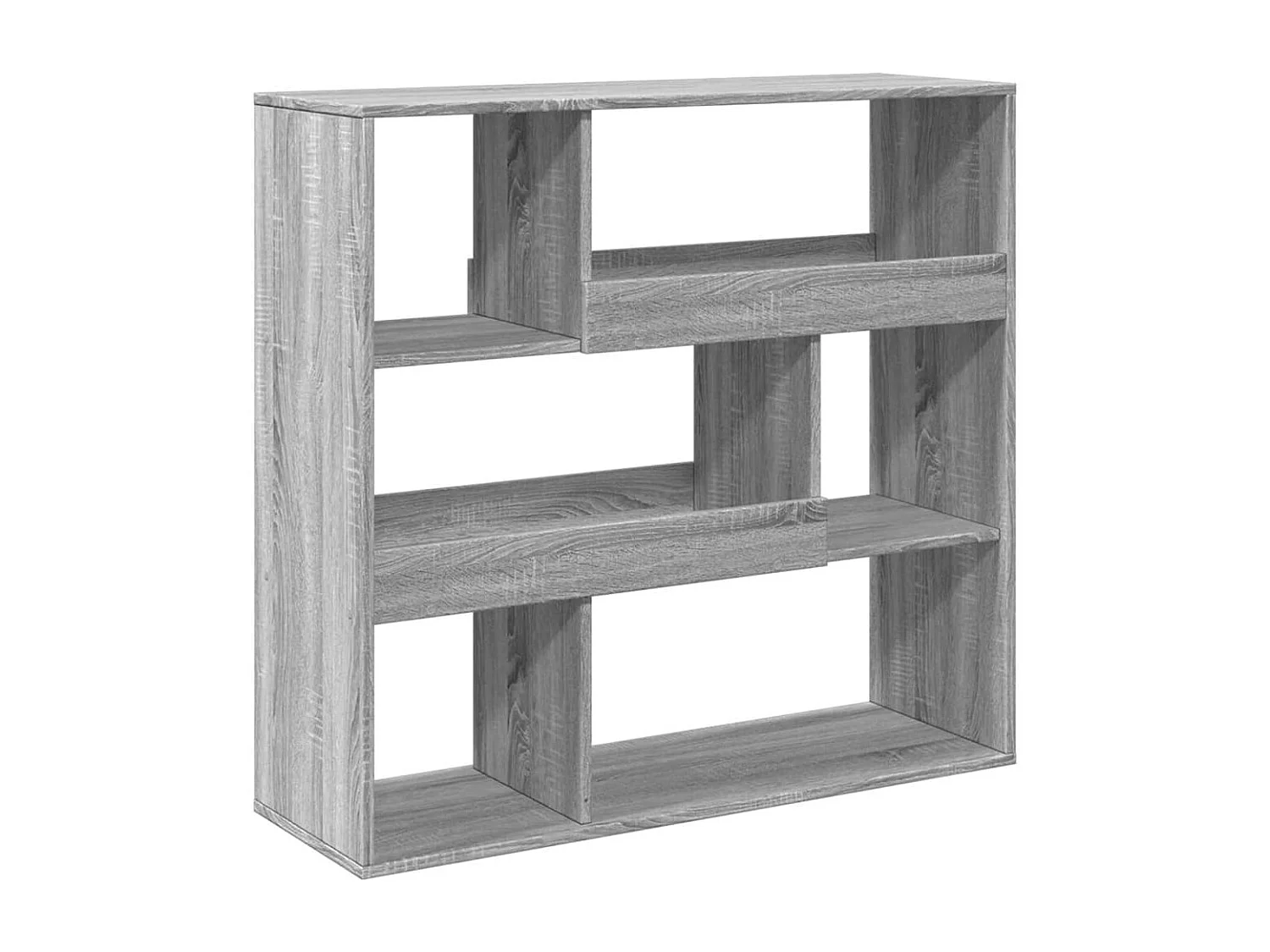 Libreria | Scaffale | Mobile di stoccaggio Divisorio Grigio Sonoma 100x33x94,5 cm