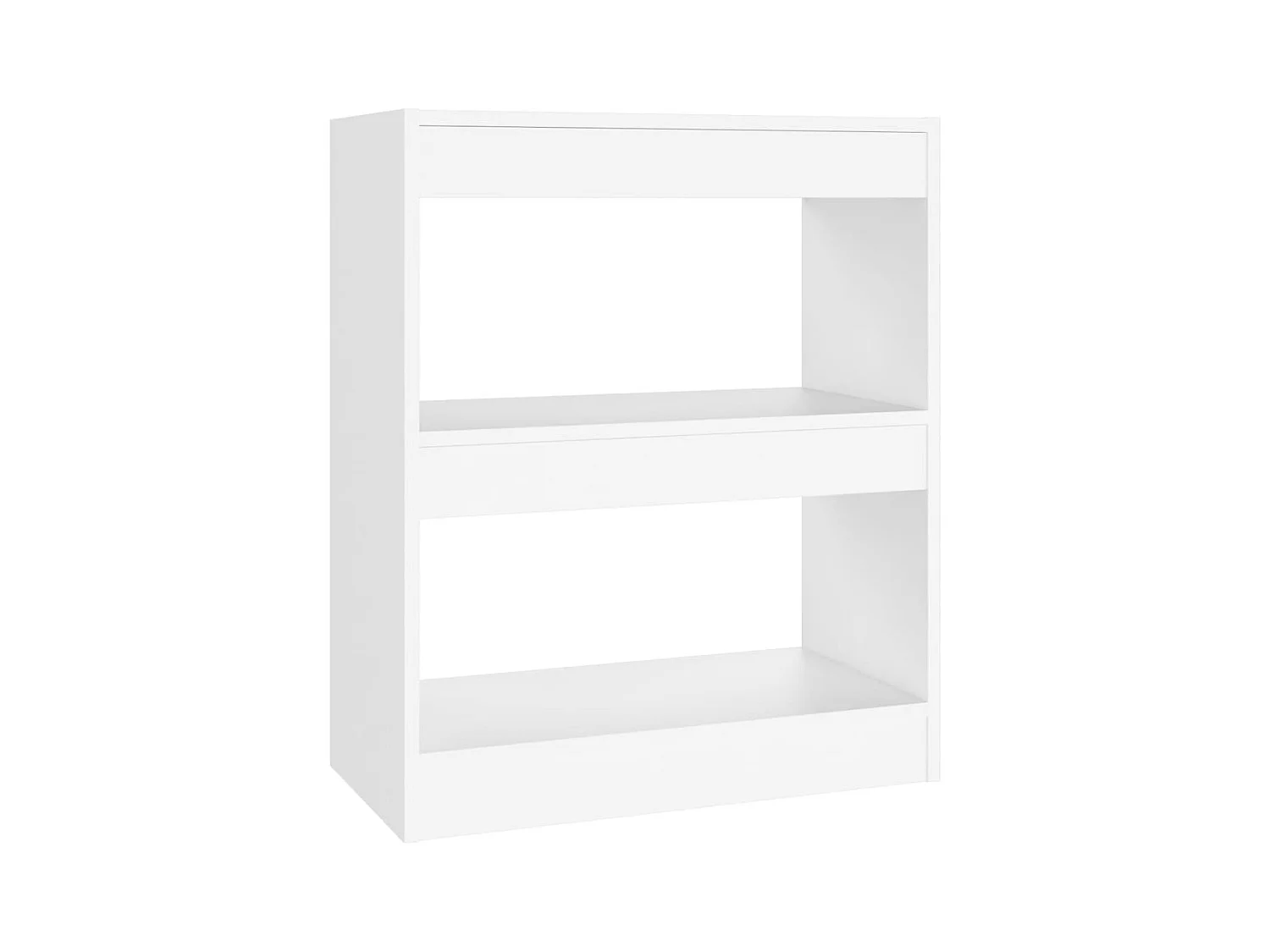 Bibliothèque | Etagère de rangement | Meuble de rangement Blanc 60x30x72 cm