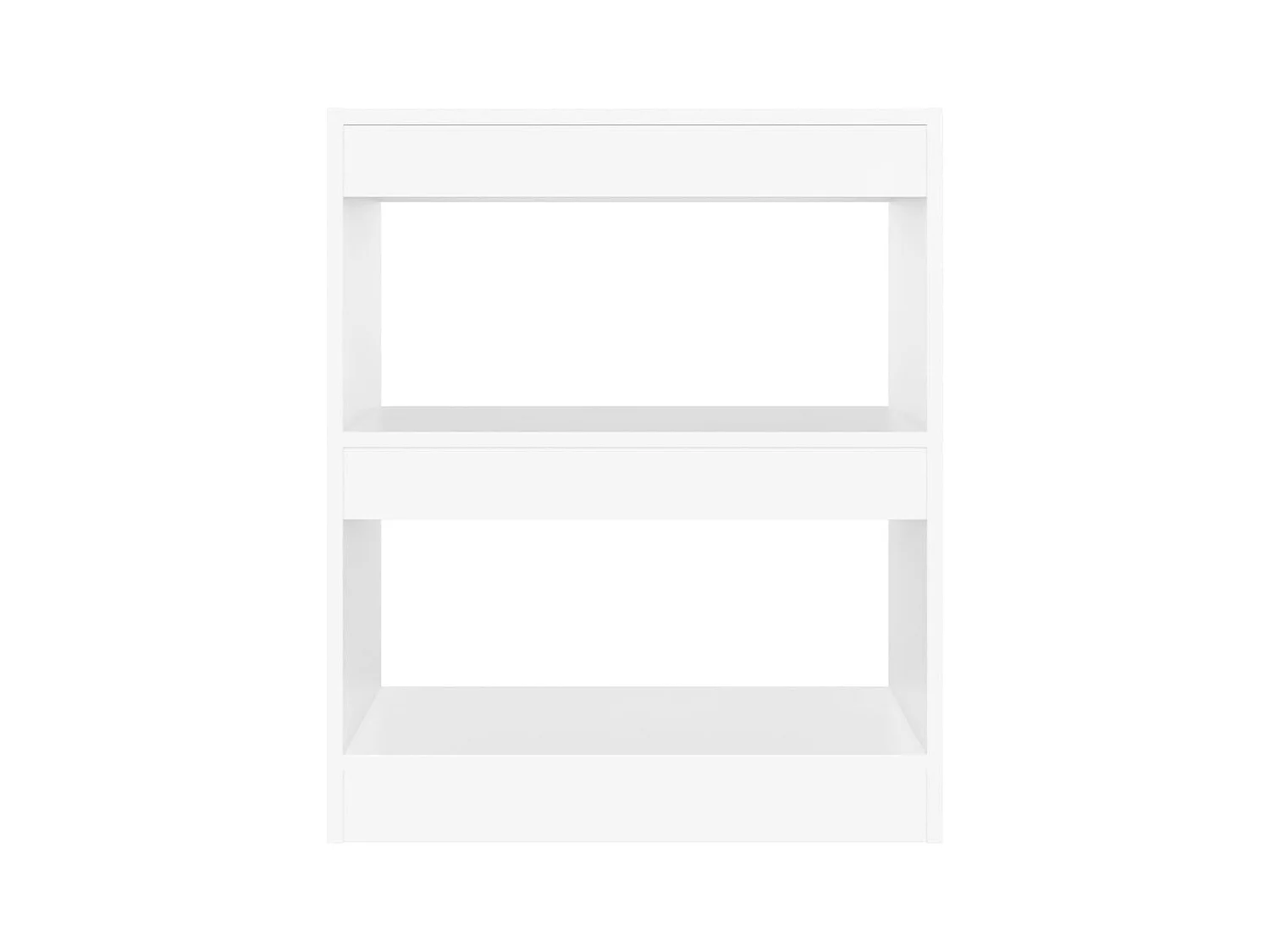 Bibliothèque | Etagère de rangement | Meuble de rangement Blanc 60x30x72 cm