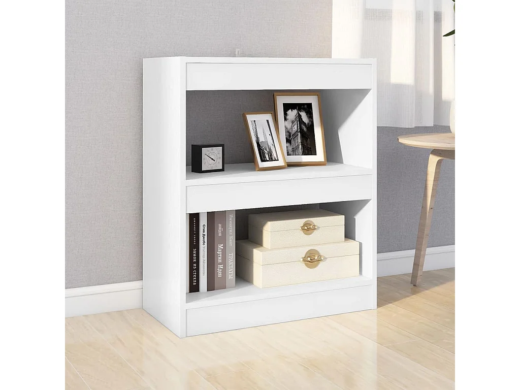 Bibliothèque | Etagère de rangement | Meuble de rangement Blanc 60x30x72 cm
