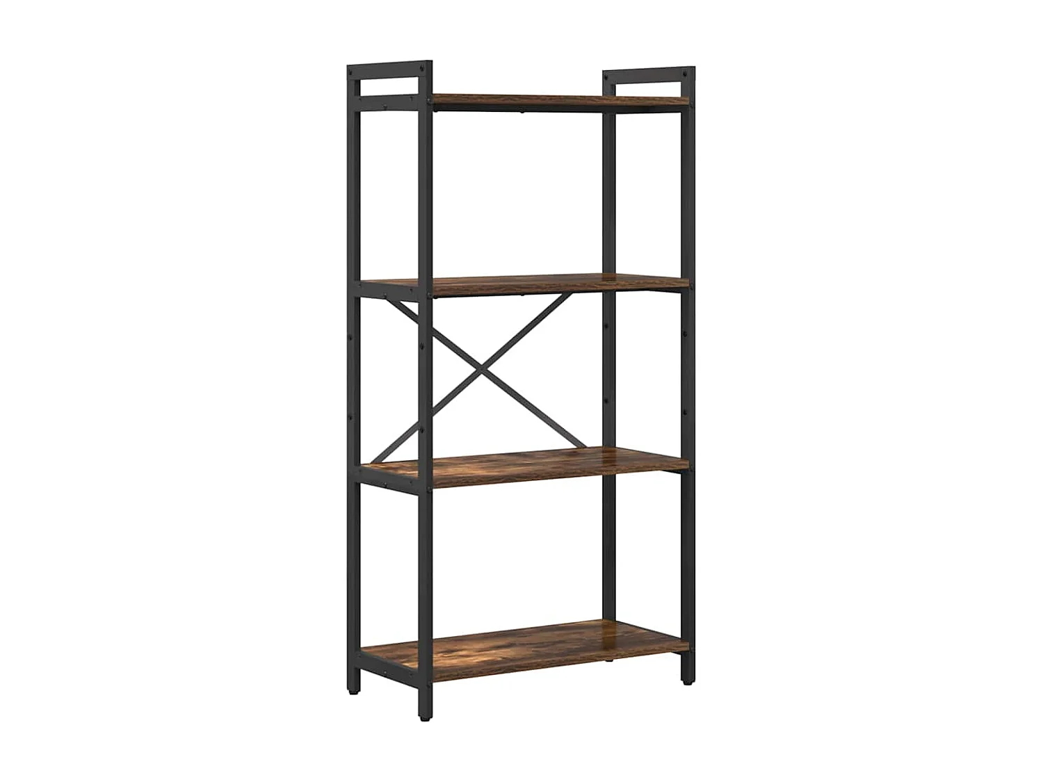 Bibliothèque | Etagère de rangement | Meuble de rangement Chêne fumé 60 x 30 x 118 cm Panneau de particules