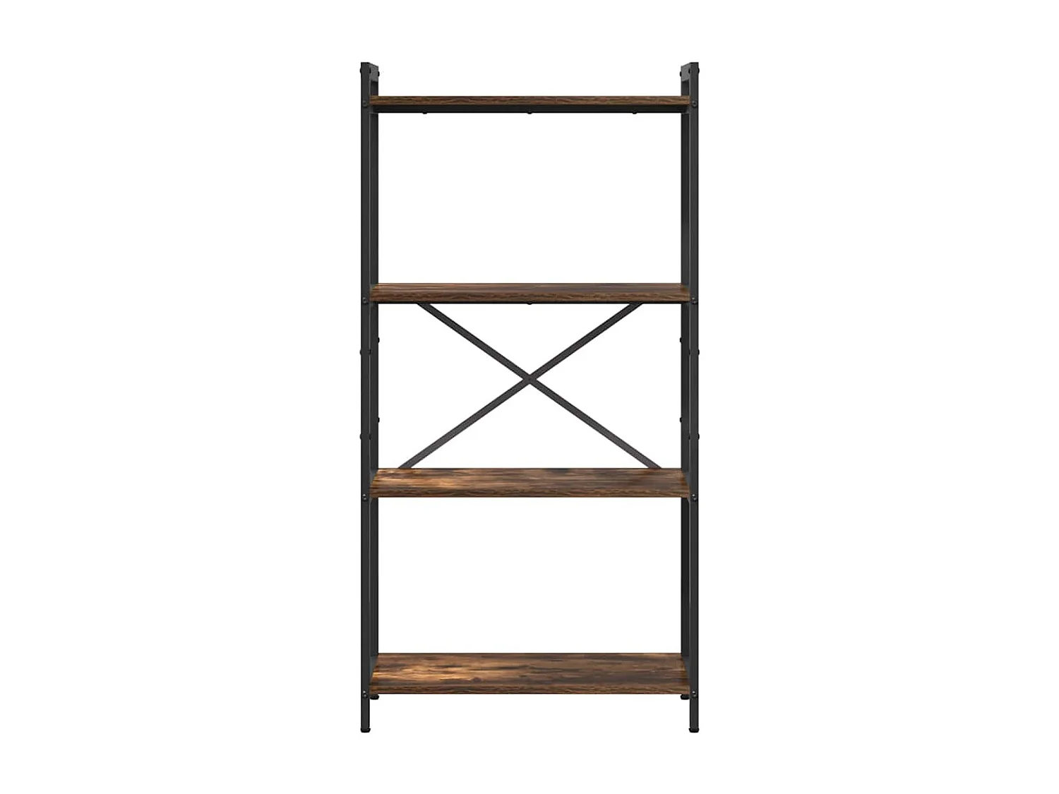 Libreria | Scaffale | Mobile di stoccaggio Rovere fumo 60 x 30 x 118 cm Truciolare