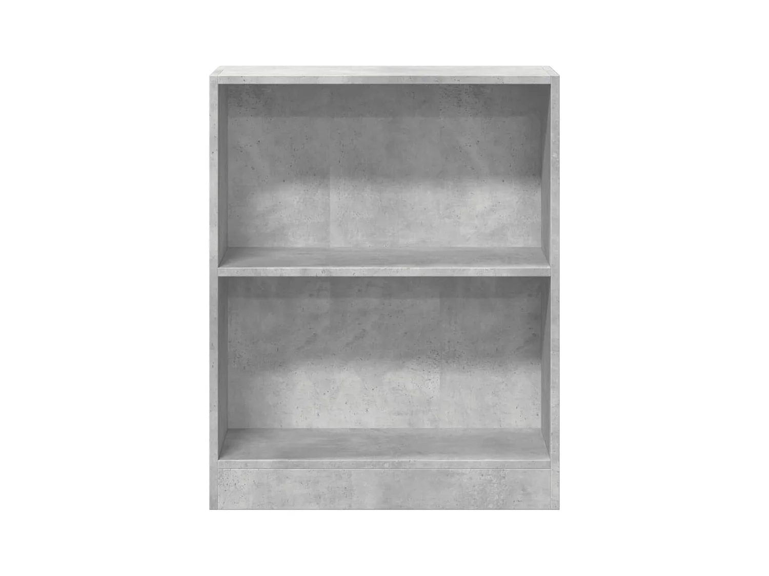 Bibliothèque | Etagère de rangement | Meuble de rangement Gris béton 60x24x76 cm Bois d'ingénierie