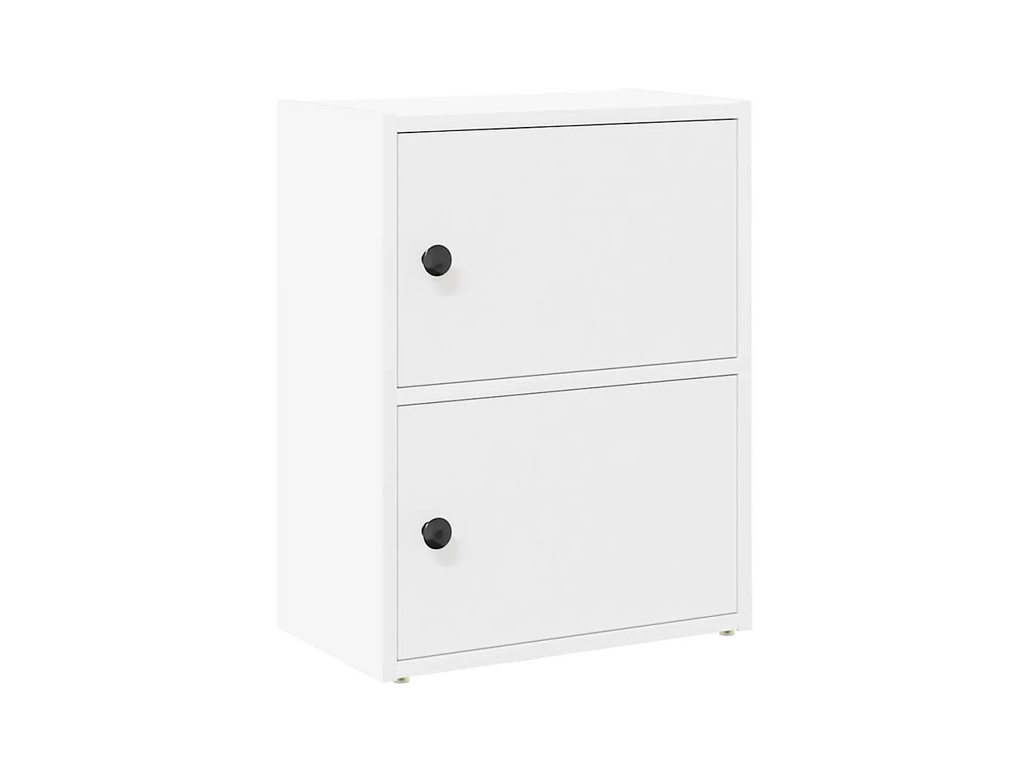 Bibliothèque | Etagère de rangement | Meuble de rangement blanc 40x24x52 cm bois d'ingénierie