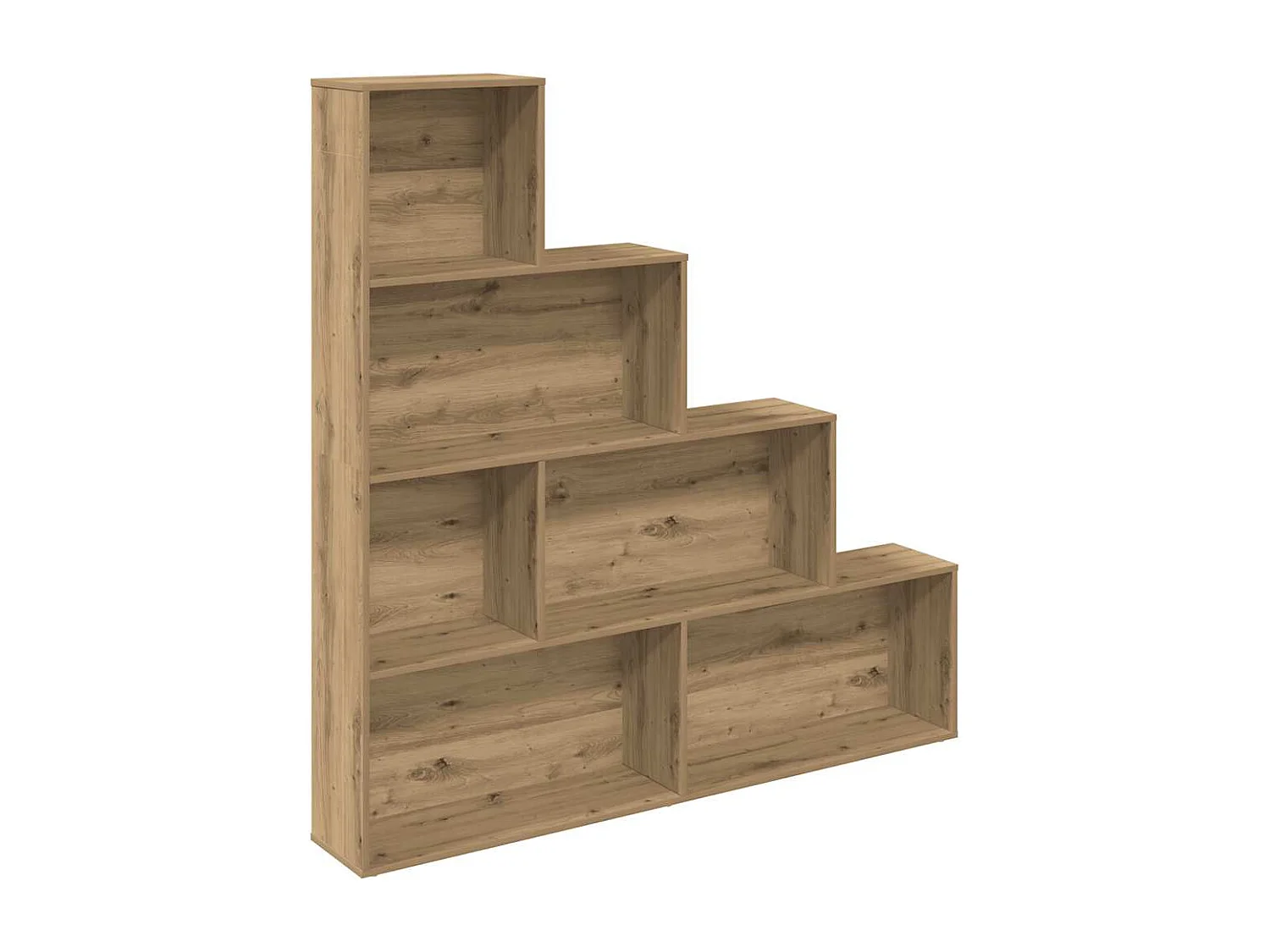 Libreria | Scaffale | Mobile di stoccaggio Rovere Artigianale 157x24x160 cm Legno Multistrato