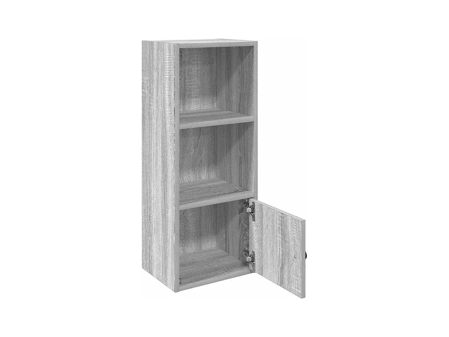 Bibliothèque | Etagère de rangement | Meuble de rangement sonoma gris 31x24x77 cm bois d'ingénierie