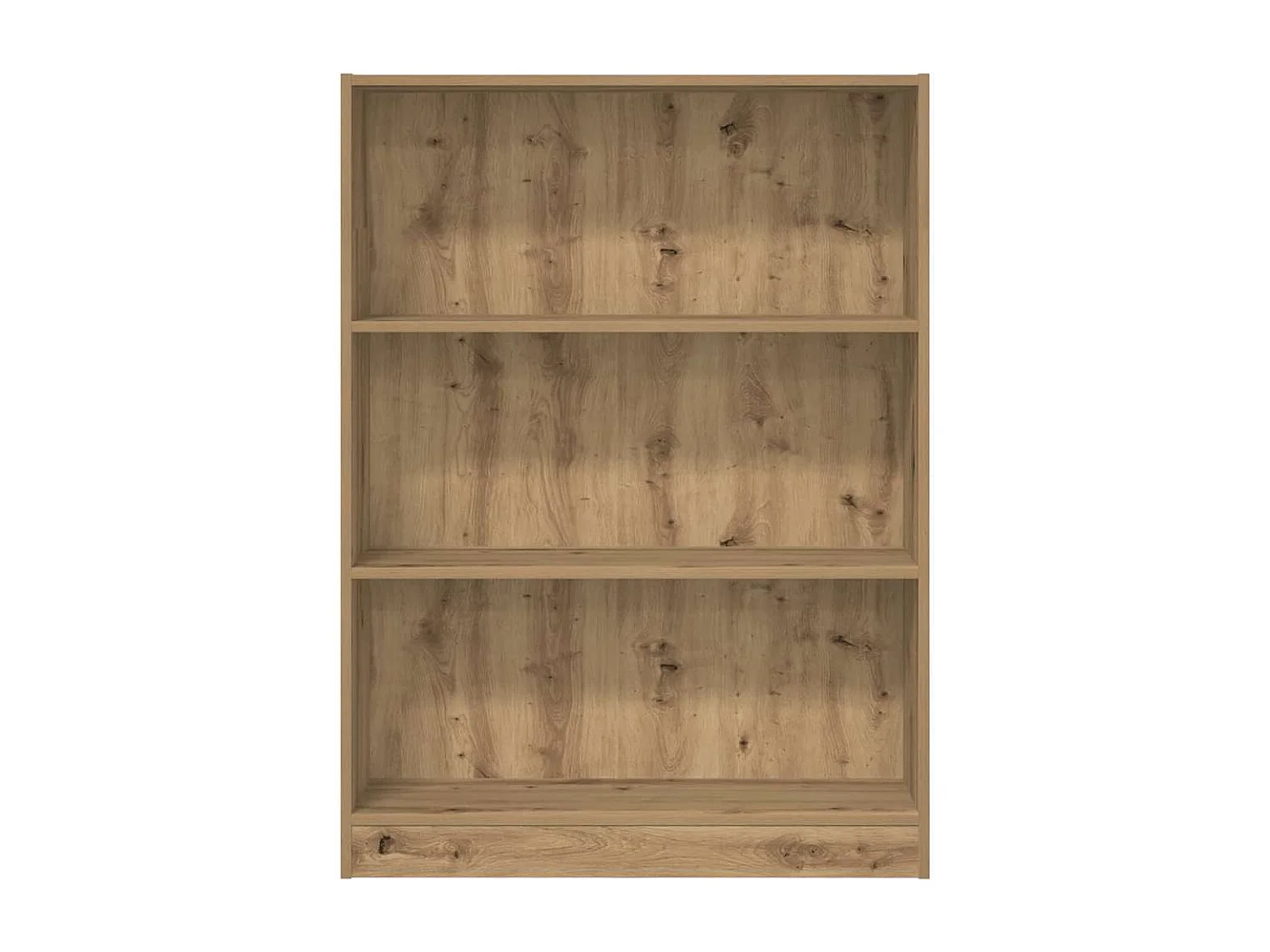 Bibliothèque | Etagère de rangement | Meuble de rangement chêne artisanal 80x24x109 cm bois d'ingénierie