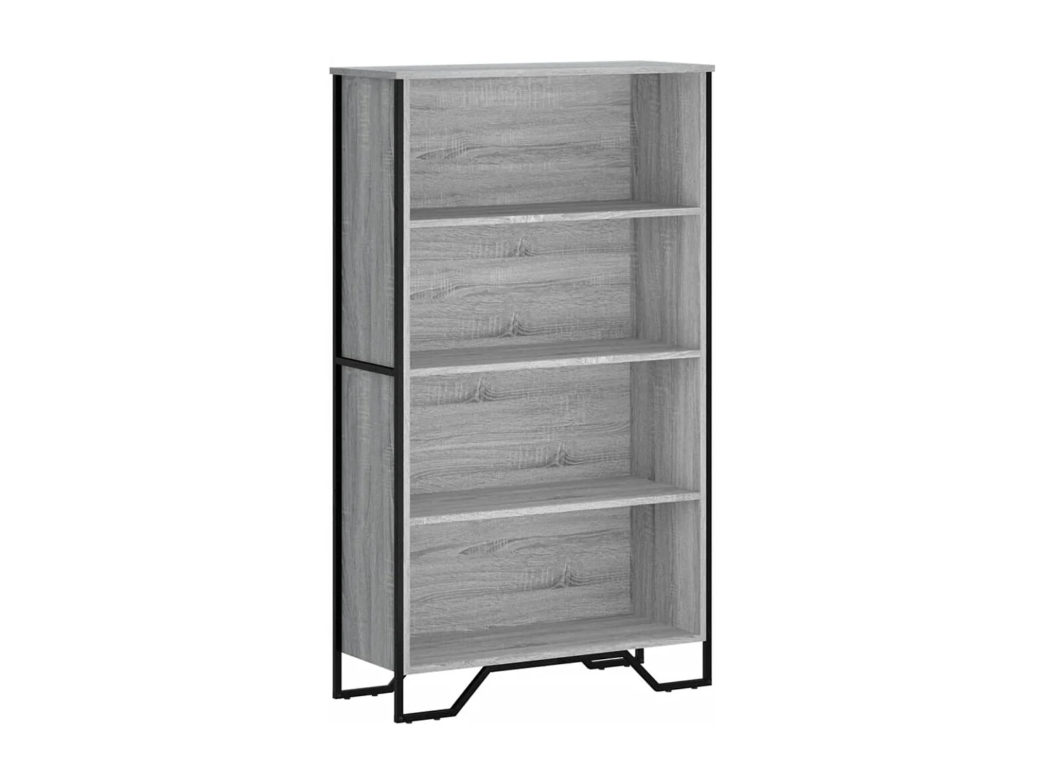 Bibliothèque | Etagère de rangement | Meuble de rangement sonoma gris 80x31x137,5 cm bois d'ingénierie