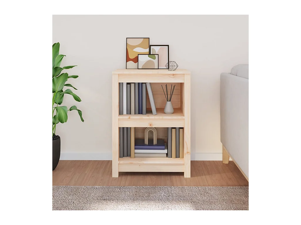 Bibliothèque | Etagère de rangement | Meuble de rangement 50x35x68 cm Bois de pin massif