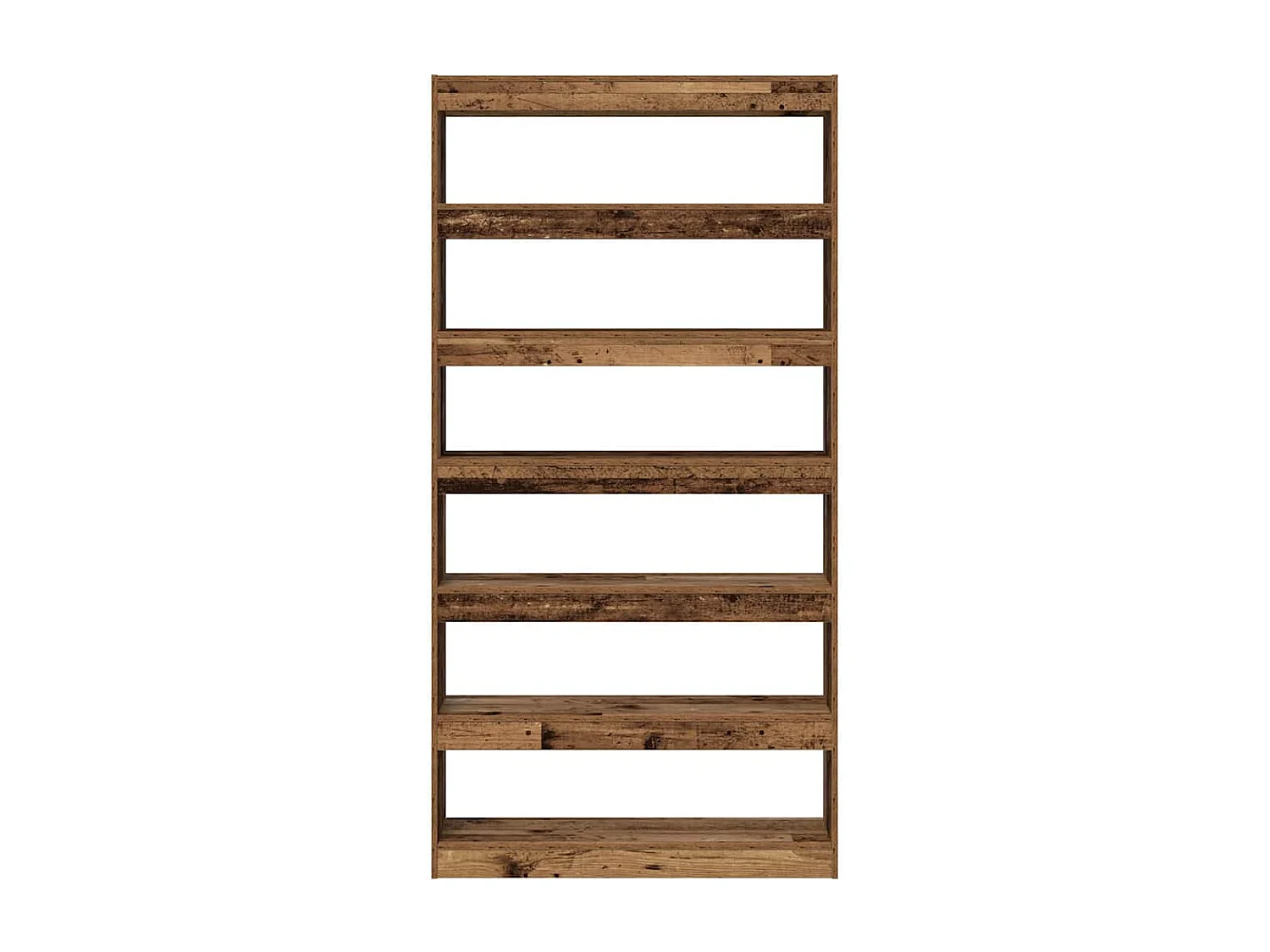 Bibliothèque | Etagère de rangement | Meuble de rangement Bois vieilli Bois d'ingénierie 100 x 30 x 198 cm