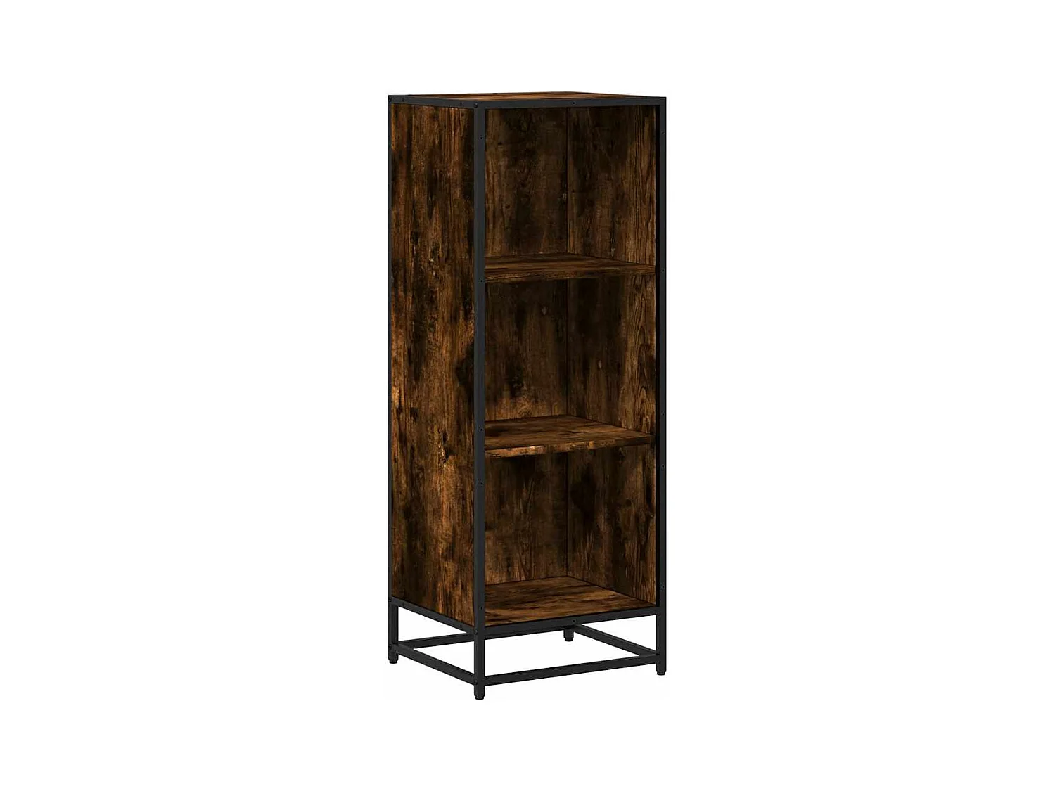 Bibliothèque | Etagère de rangement | Meuble de rangement chêne fumé 40x35x107,5 cm bois d'ingénierie