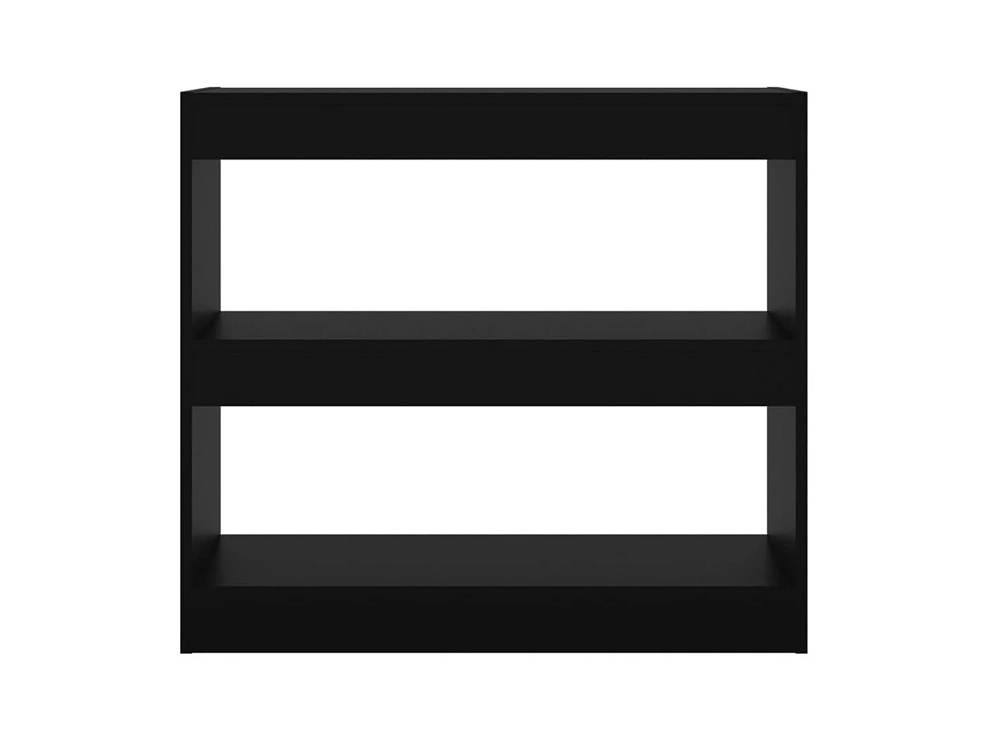 Bibliothèque | Etagère de rangement | Meuble de rangement Noir 80x30x72 cm