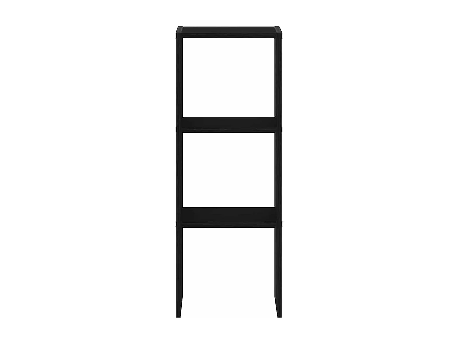 Libreria | Scaffale | Mobile di stoccaggio Impilabili Rovere Nero 30x30x80 cm Legno Multistrato