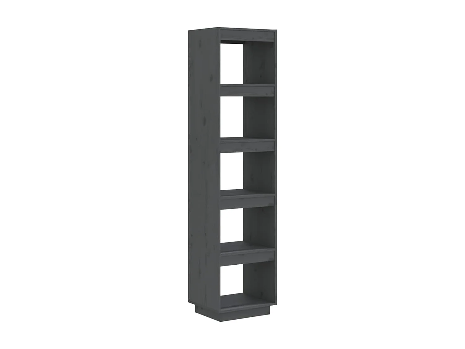 Bibliothèque | Etagère de rangement | Meuble de rangement Gris 40x35x167 cm Pin solide