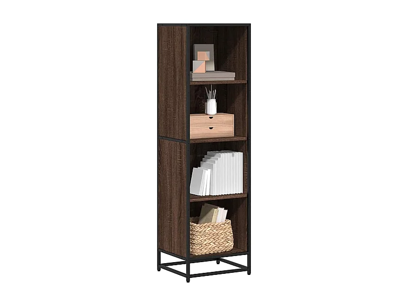 Bibliothèque | Etagère de rangement | Meuble de rangement chêne marron 40x35x139 cm bois d'ingénierie