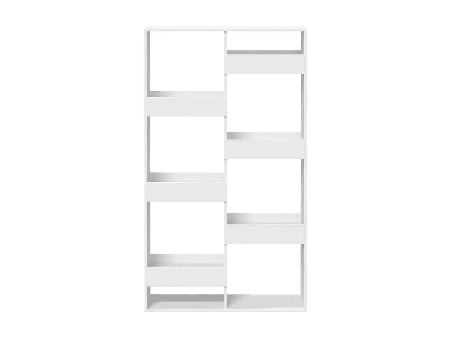 Bibliothèque | Etagère de rangement | Meuble de rangement blanc 100x33x175 cm bois d'ingénierie